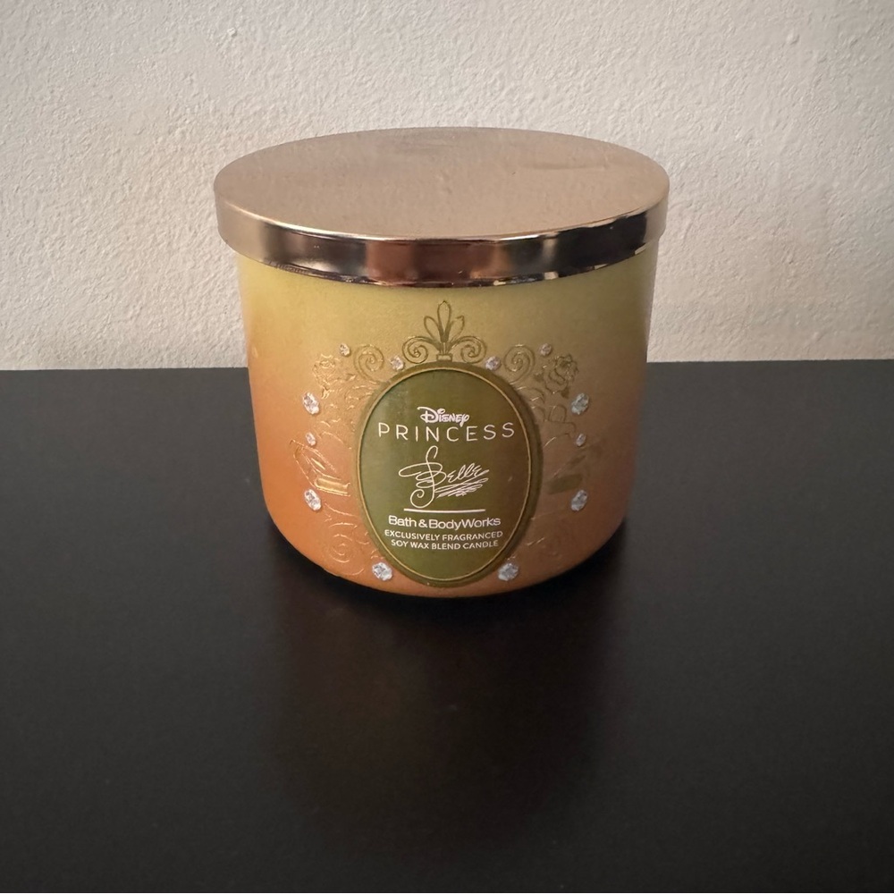 Disney Princess Belle 3-Wick Candle